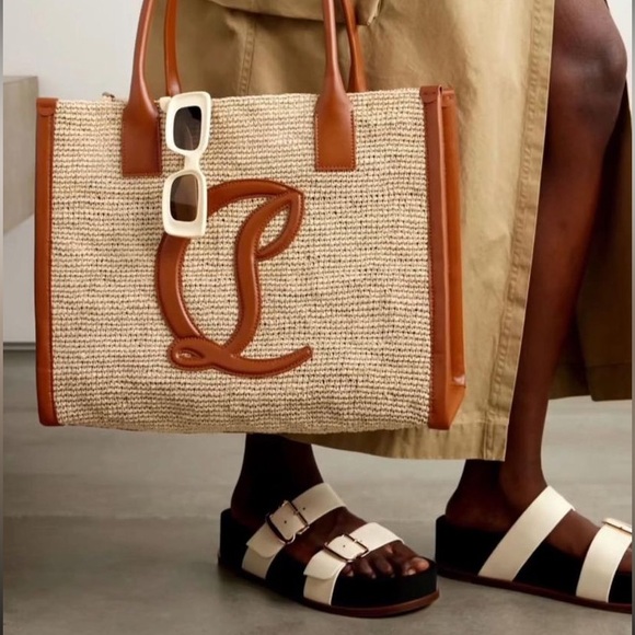 Christian Louboutin Raffia Tote - Picture 1 of 6